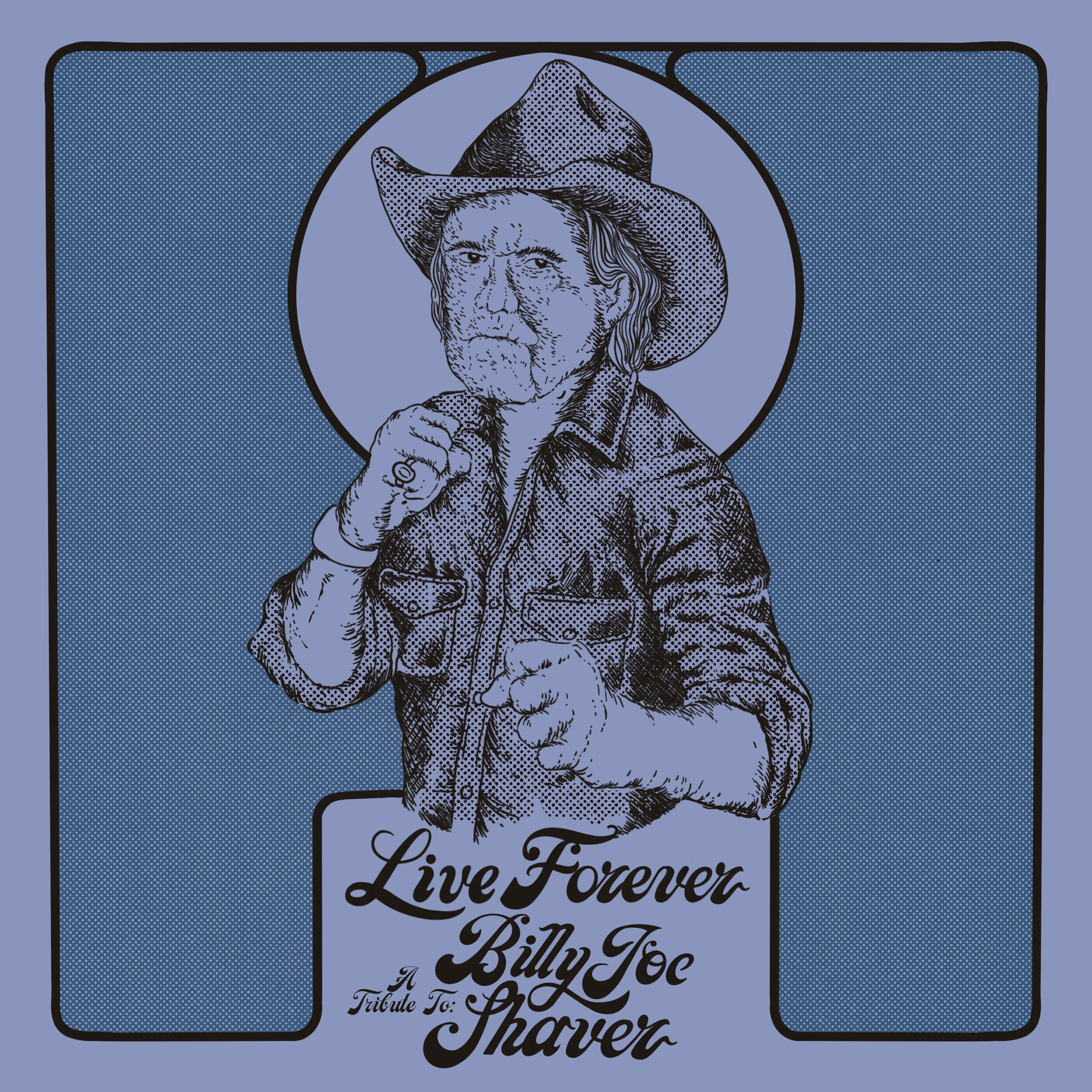 Live Forever: A Tribute To Billy Joe Shaver [Turquoise and Purple Marble] - Image 4